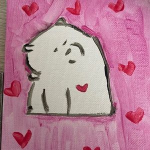 5 paintings! support our local shelter by purchase!